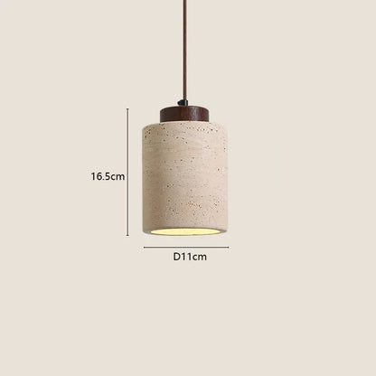 Suspension de chevet en pierre — Style Wabi-Sabi