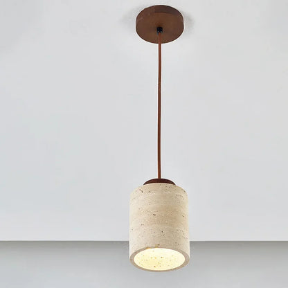 Suspension de chevet en pierre — Style Wabi-Sabi