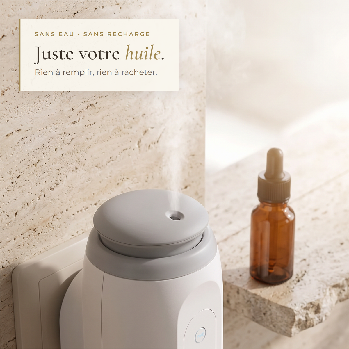No water, no refills, just your oil