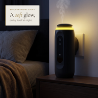 Soft night light that turns on by itself