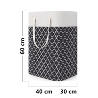 Folding laundry hamper dimensions, 60 x 40 x 30 cm