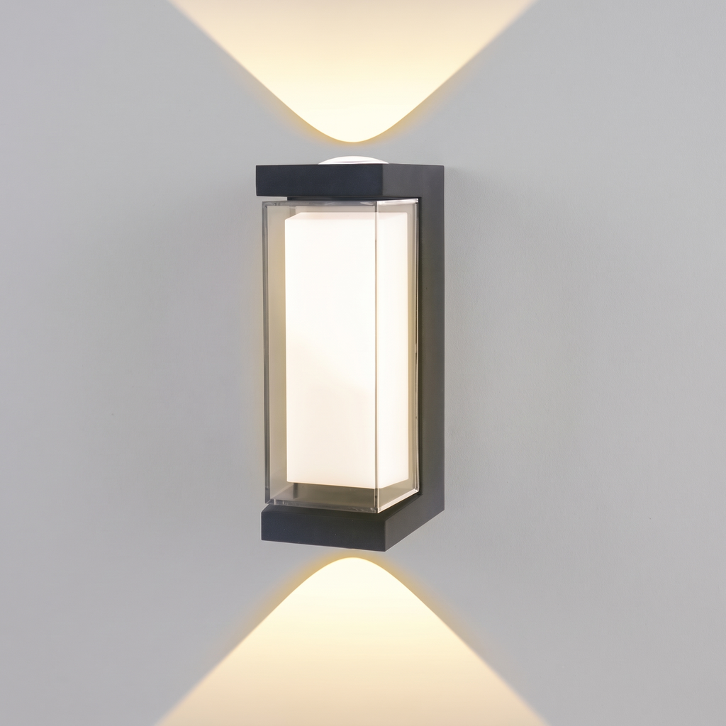Up & Down Outdoor LED Wall Sconce Black – view 12