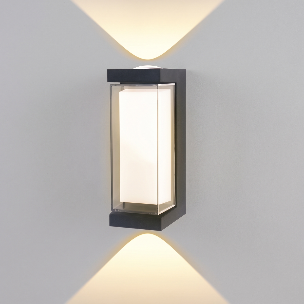 Up & Down Outdoor LED Wall Sconce Black – view 12