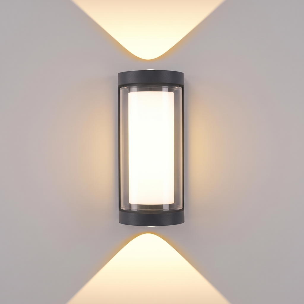 Up & Down Outdoor LED Wall Sconce Black – view 14