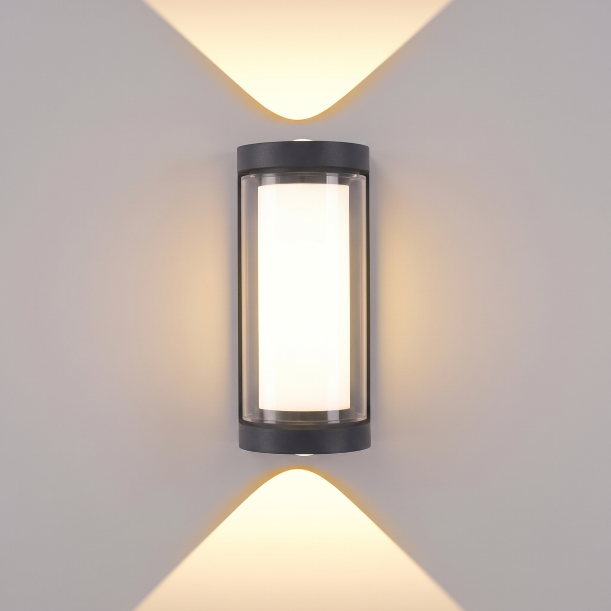 Up & Down Outdoor LED Wall Sconce Black – view 14